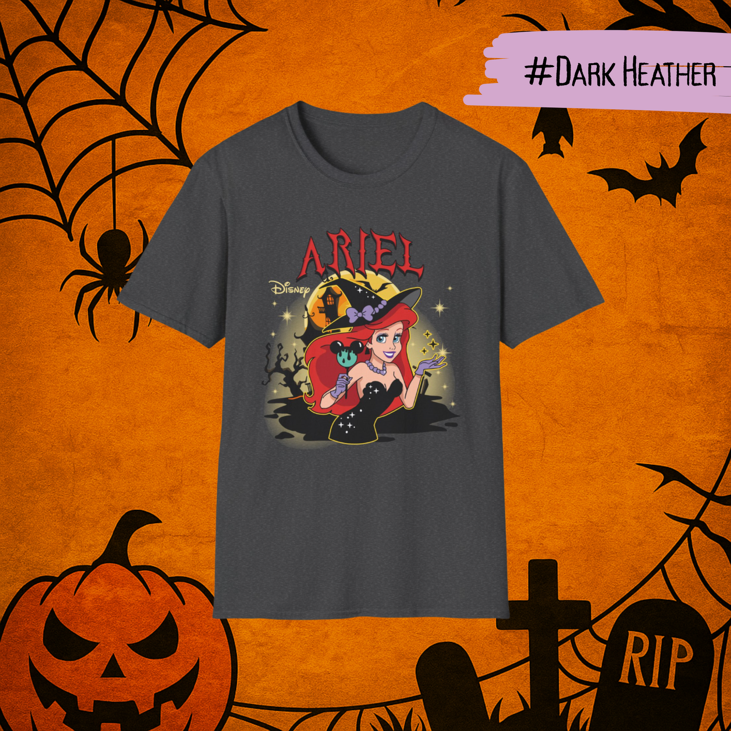 Ariel Disney Princess Shirt, Halloween Princess Shirt, Princess Matching Shirt, Halloween Disney Shirt, Halloween Girls Trip Shirt