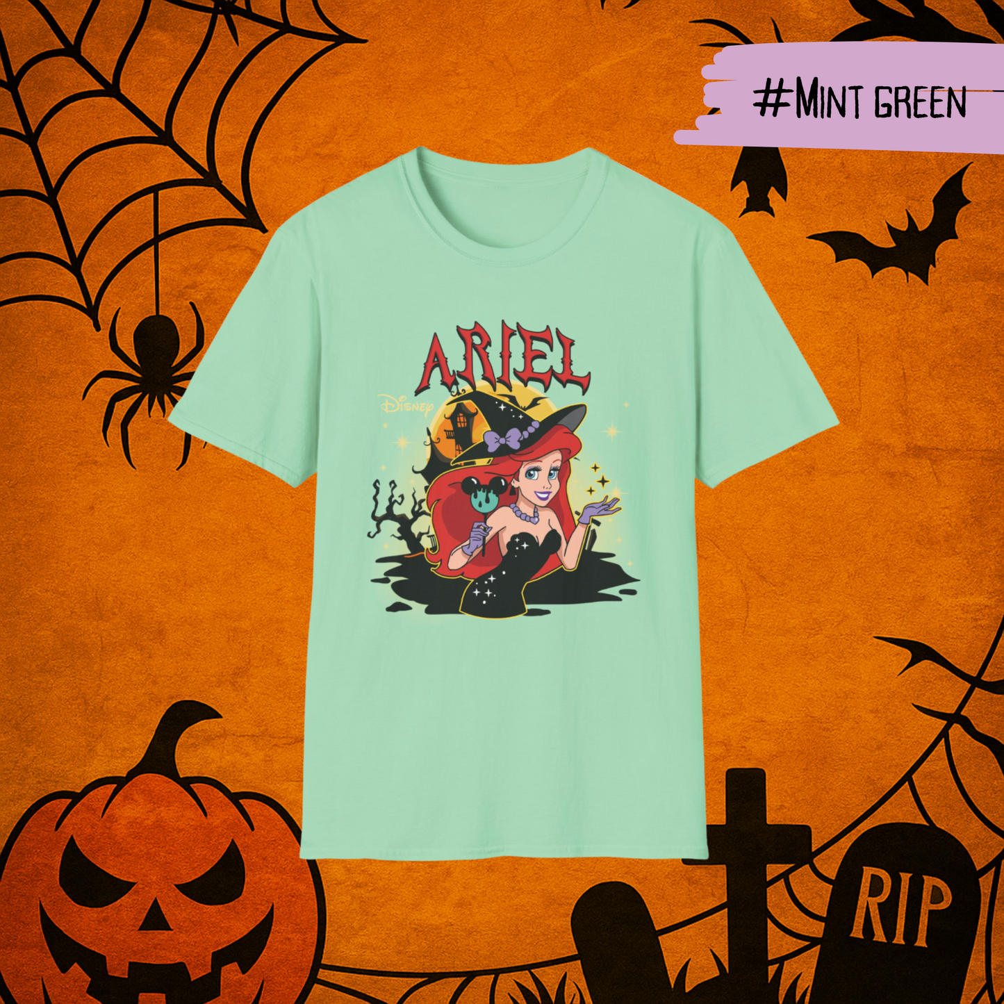 Ariel Disney Princess Shirt, Halloween Princess Shirt, Princess Matching Shirt, Halloween Disney Shirt, Halloween Girls Trip Shirt