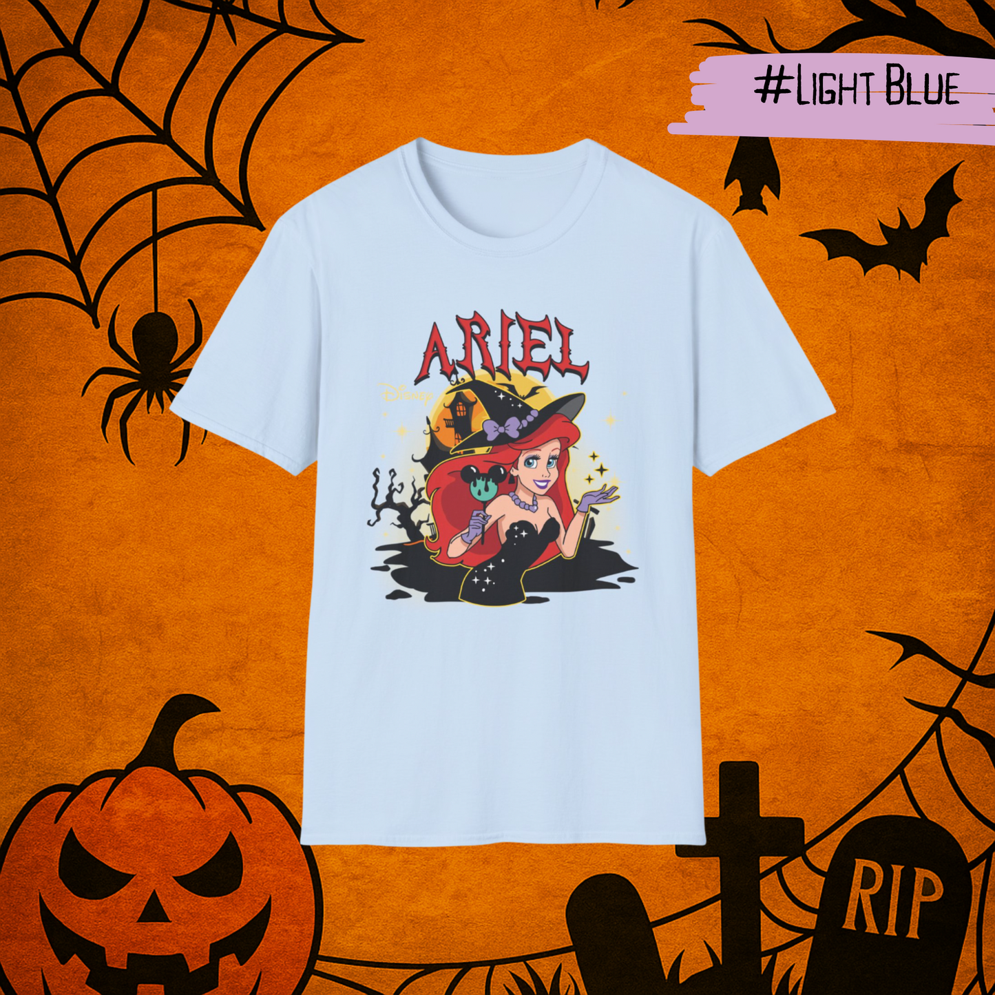 Ariel Disney Princess Shirt, Halloween Princess Shirt, Princess Matching Shirt, Halloween Disney Shirt, Halloween Girls Trip Shirt